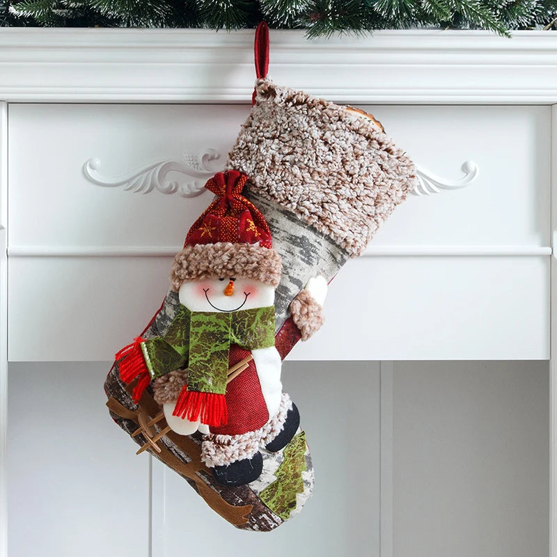 Boho Character Christmas Stockings