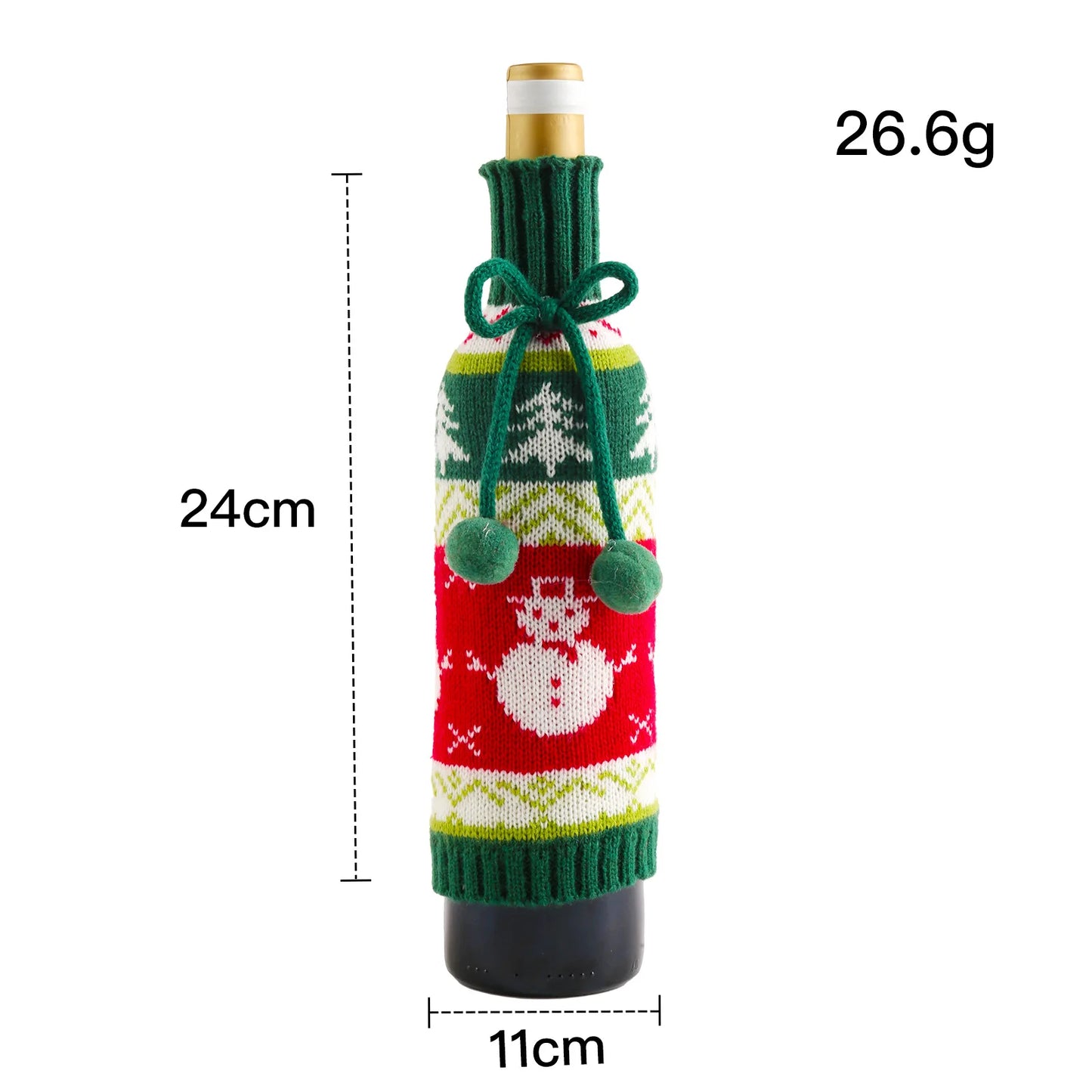 Cute Christmas Wine Bottle Covers