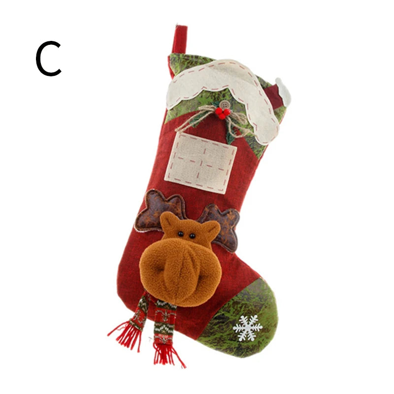 Boho Character Christmas Stockings