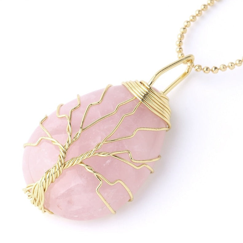 Crystal Tree of Life Necklaces