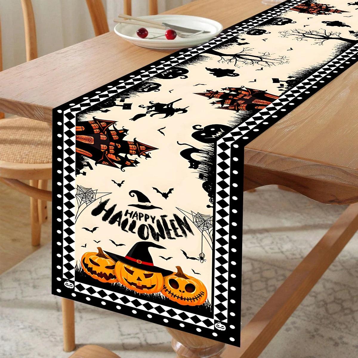 Happy Halloween Table Runner