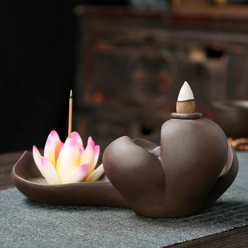 Lotus Waterfall Backflow Incense Burner