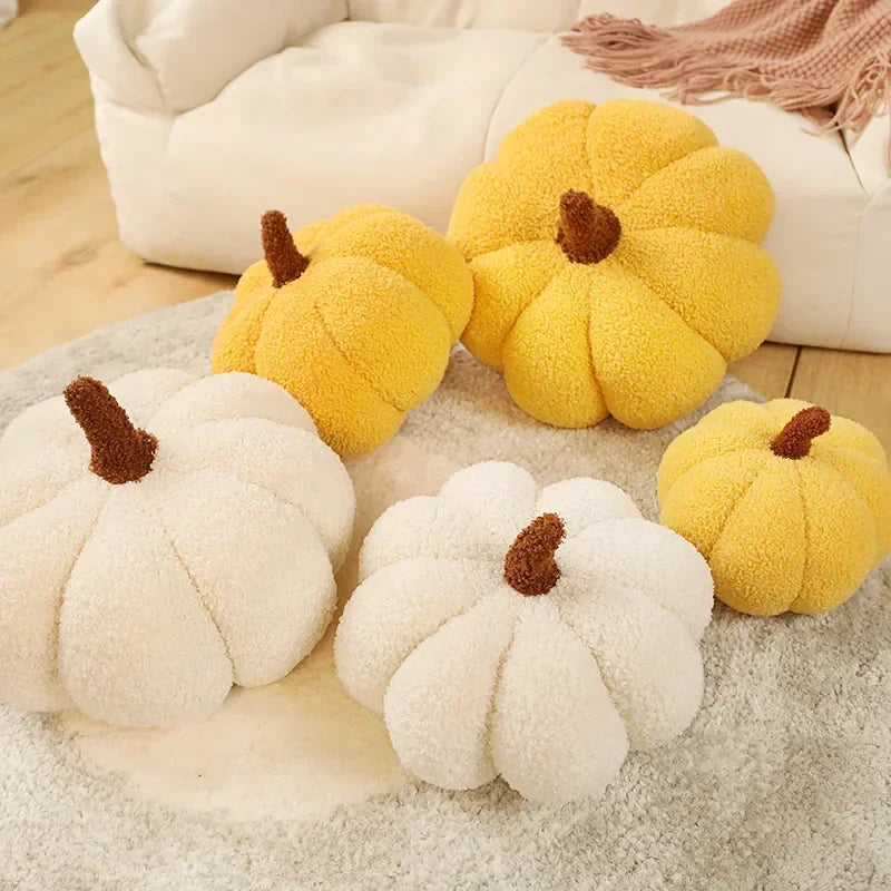 Soft Pumpkin Plush Pillows