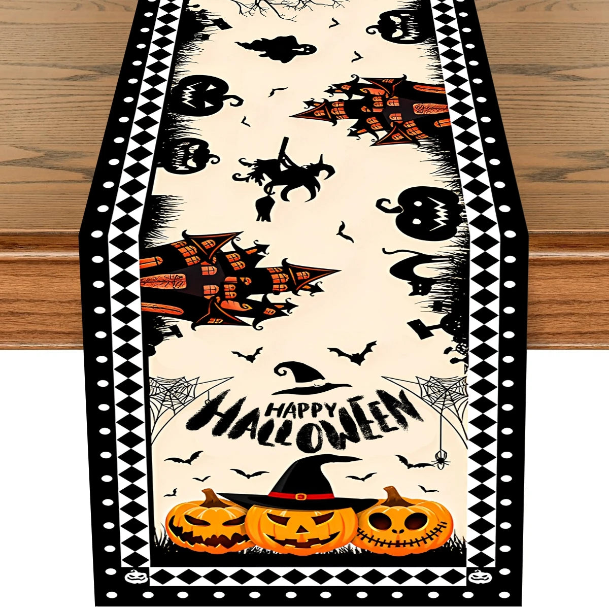 Happy Halloween Table Runner