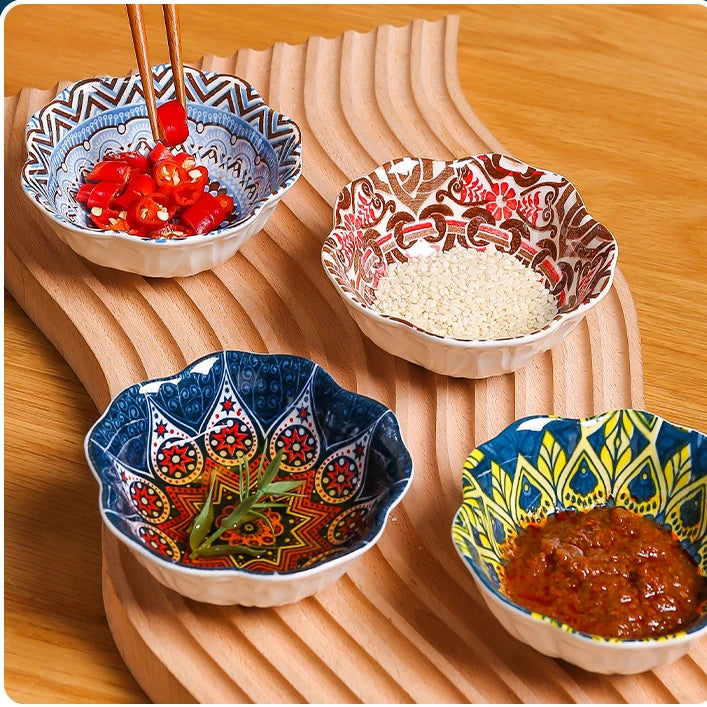 Bohemian Ceramic Sauce Dish