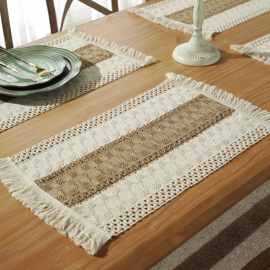 Bohemian Cotton Linen Placemats