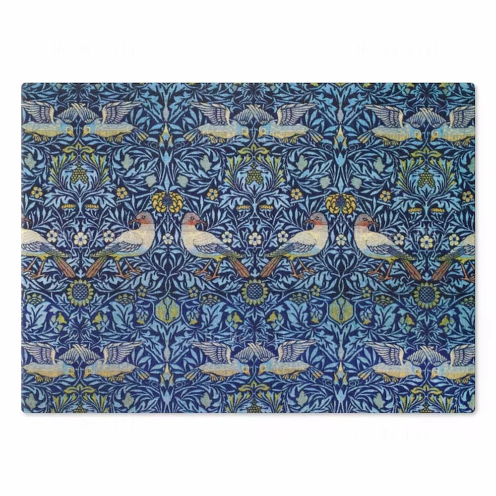 Blue William Morris Bohemian Kitchen Decor Placemat