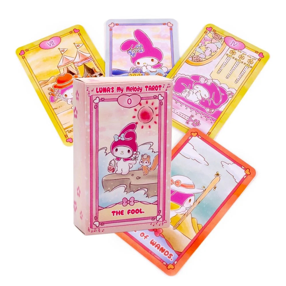 Cinnamoroll Hello Kitty Melody Kuromi Tarot Cards