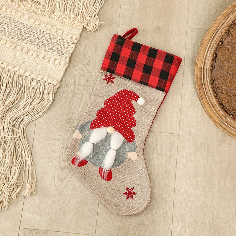 Christmas Stocking Gnome with Custom Name