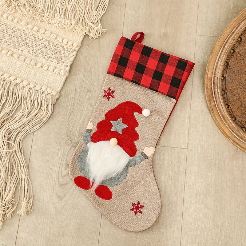 Christmas Stocking Gnome with Custom Name