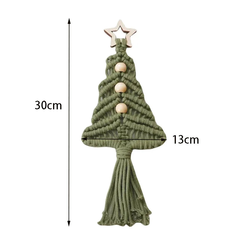 Macrame Christmas Tree Ornament