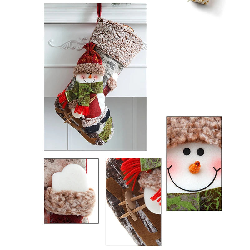 Boho Character Christmas Stockings