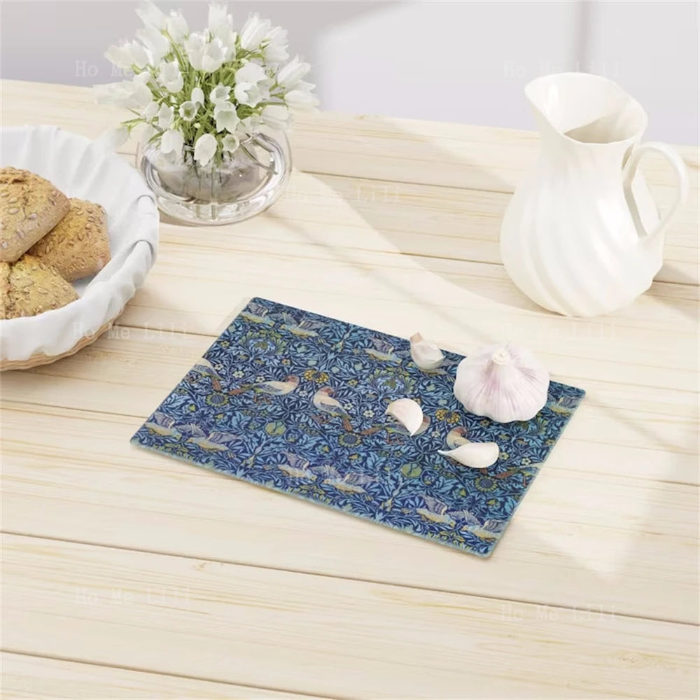 Blue William Morris Bohemian Kitchen Decor Placemat