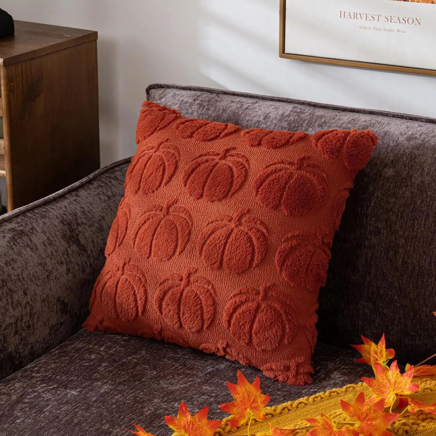 Pumpkin Fall Throw Pillow Covers