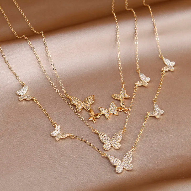 Beautiful Butterflies Necklace