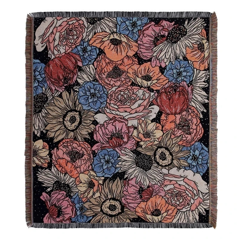 Bohemian Throw Blankets