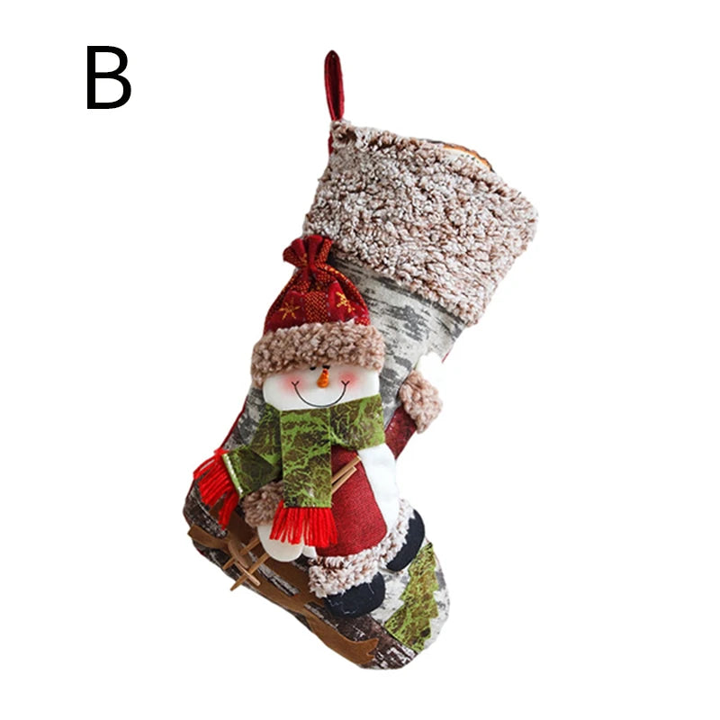 Boho Character Christmas Stockings