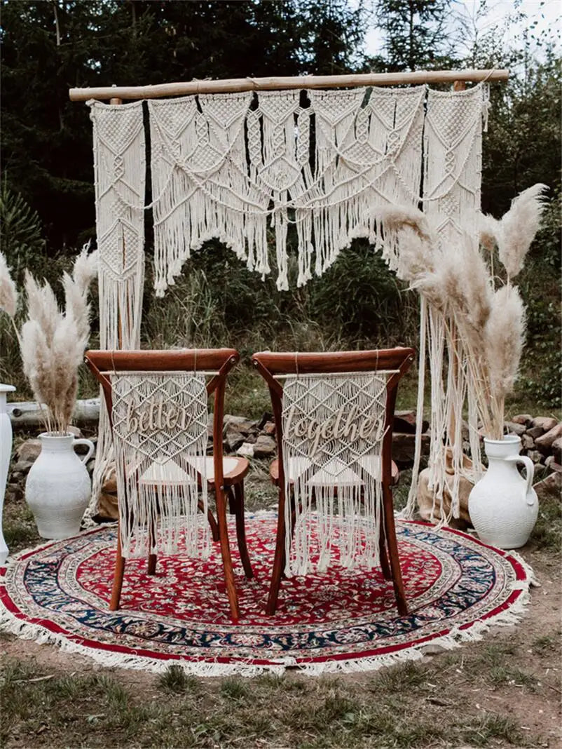 Handmade Macrame Backdrop