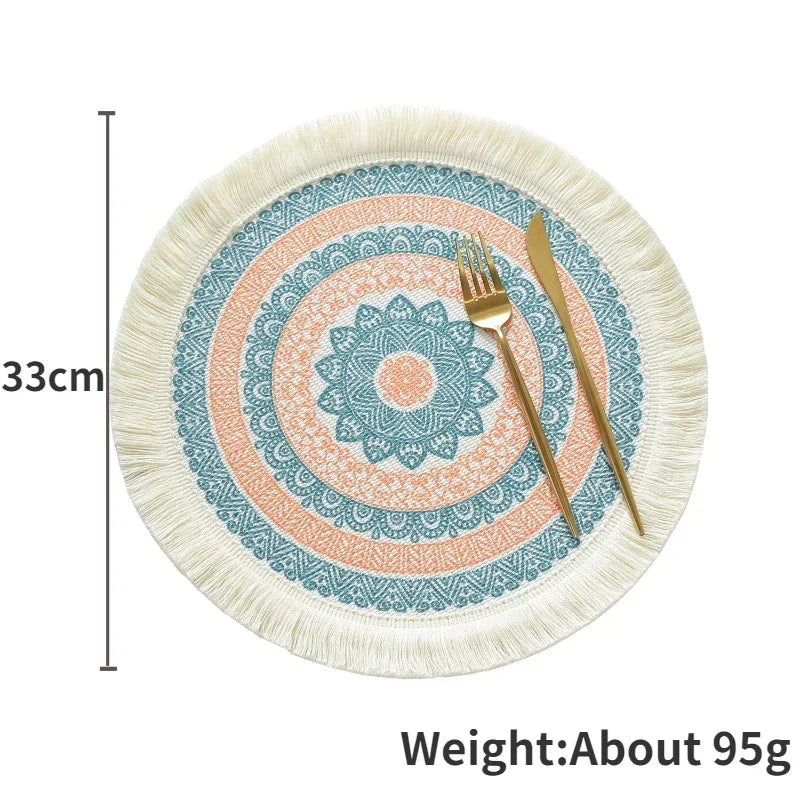 Round Bohemian Placemats