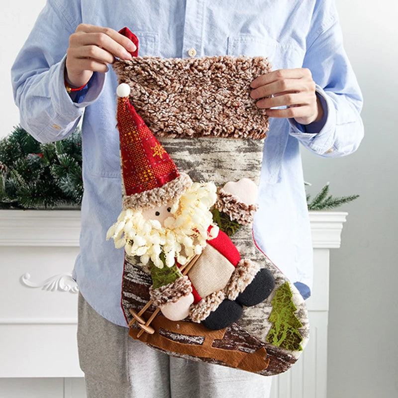 Boho Character Christmas Stockings