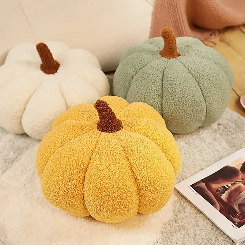 Soft Pumpkin Plush Pillows