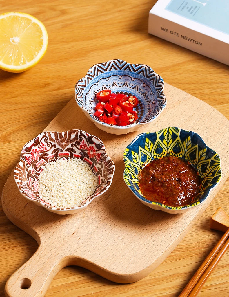 Bohemian Ceramic Sauce Dish