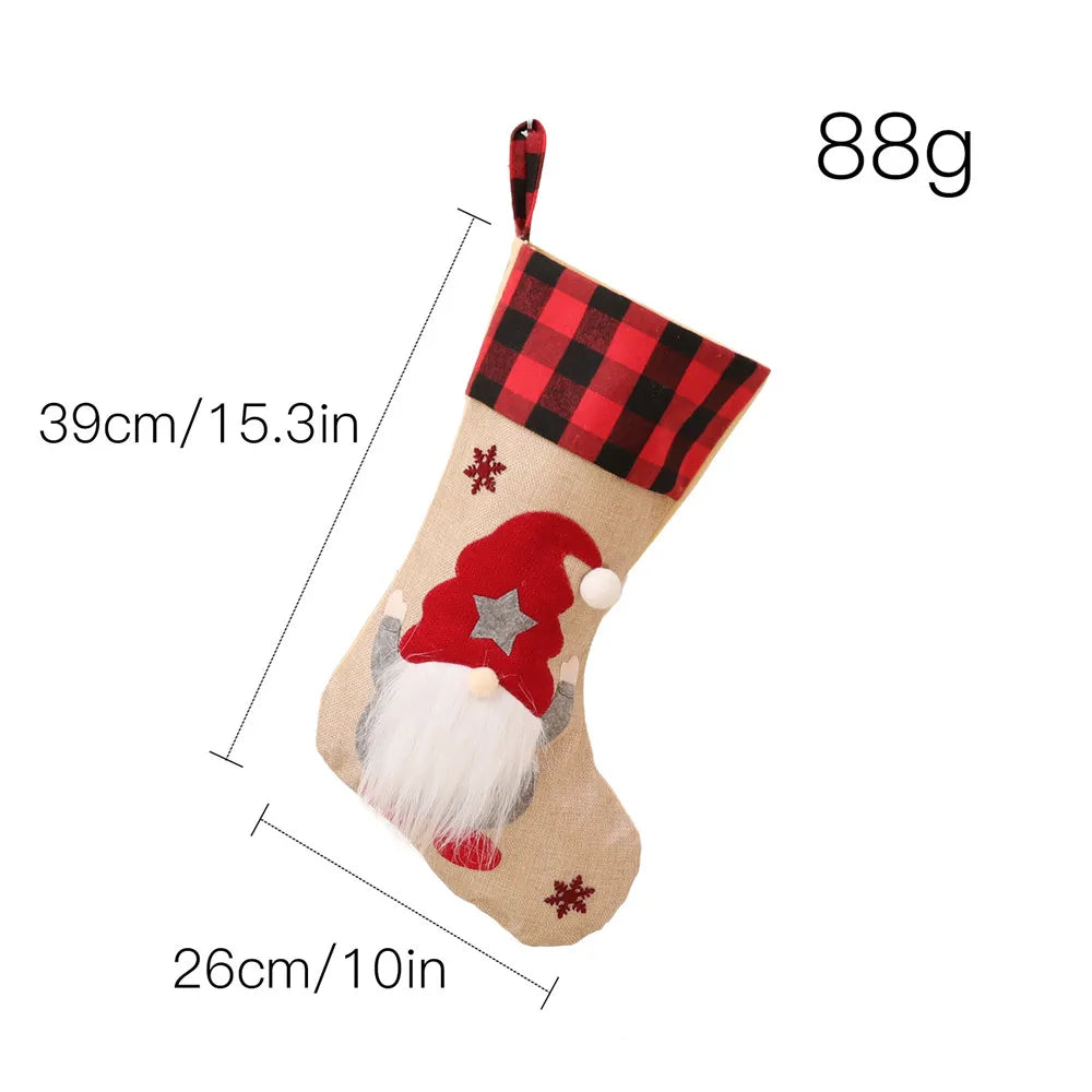 Christmas Stocking Gnome with Custom Name