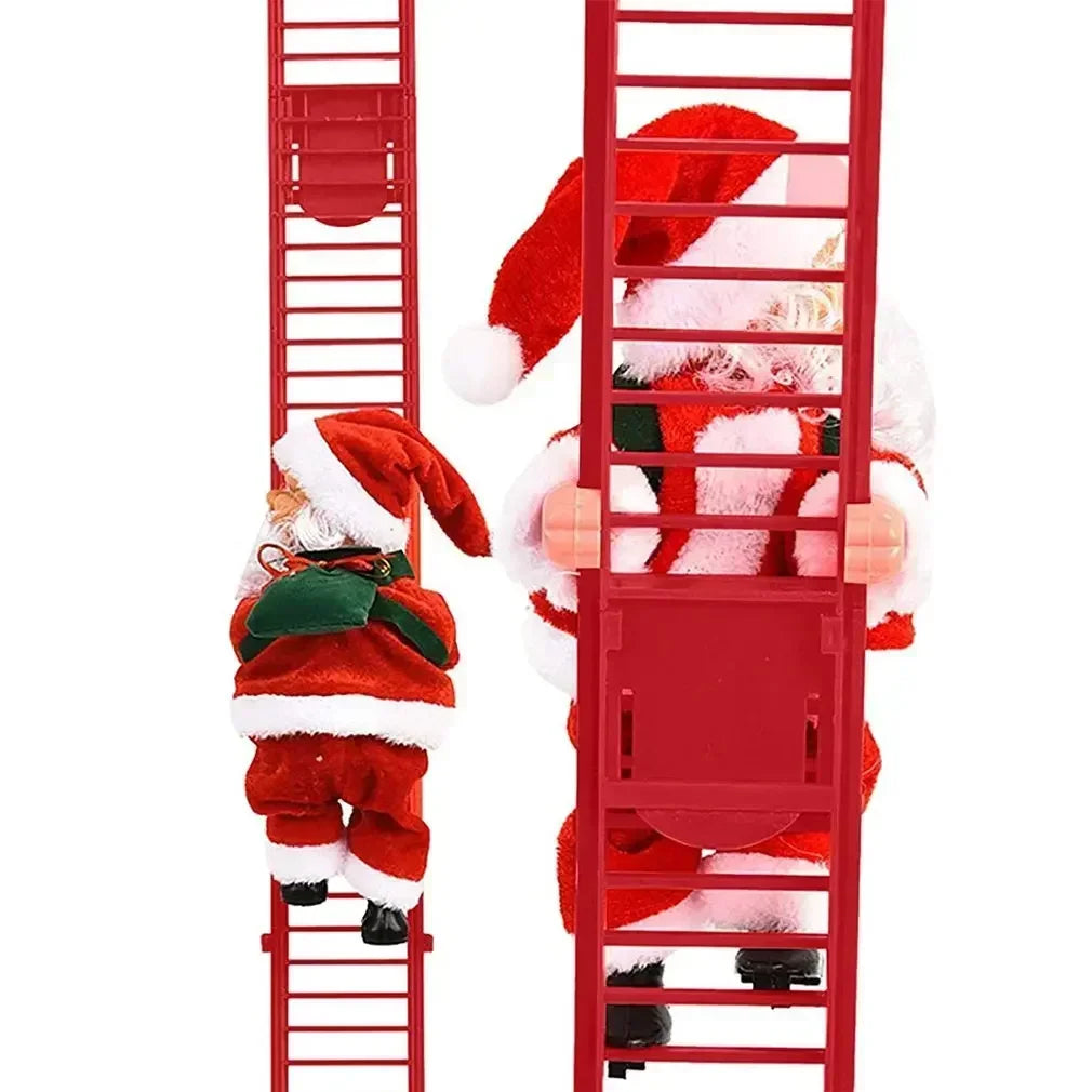 Musical Climbing Ladder Santa