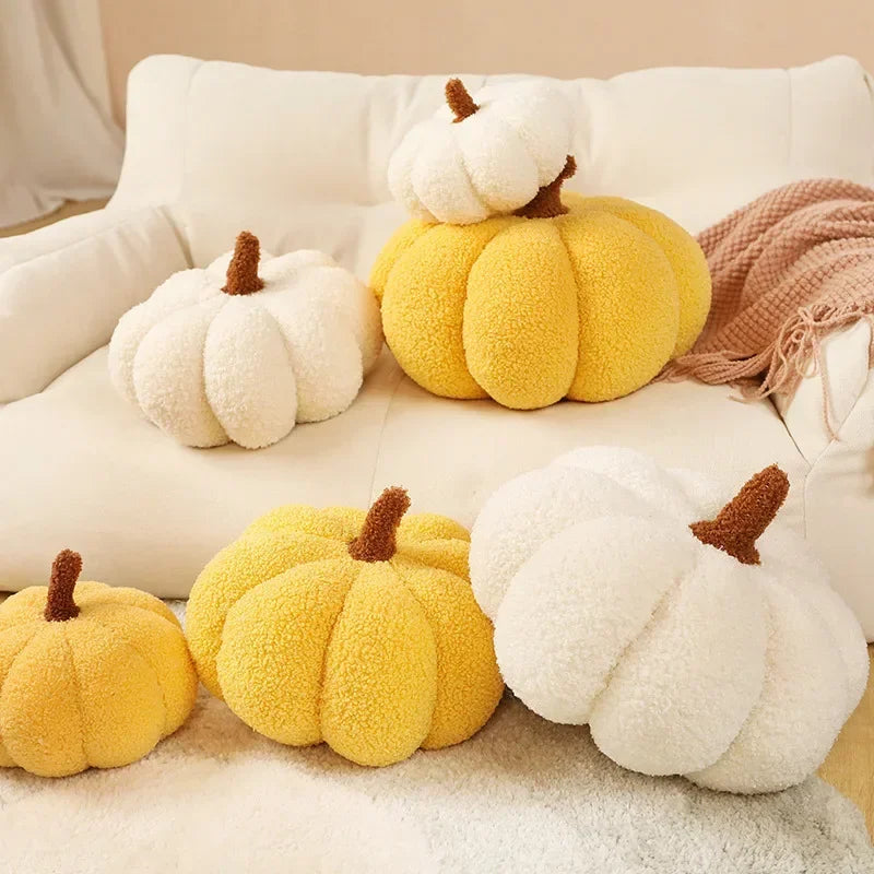 Soft Pumpkin Plush Pillows