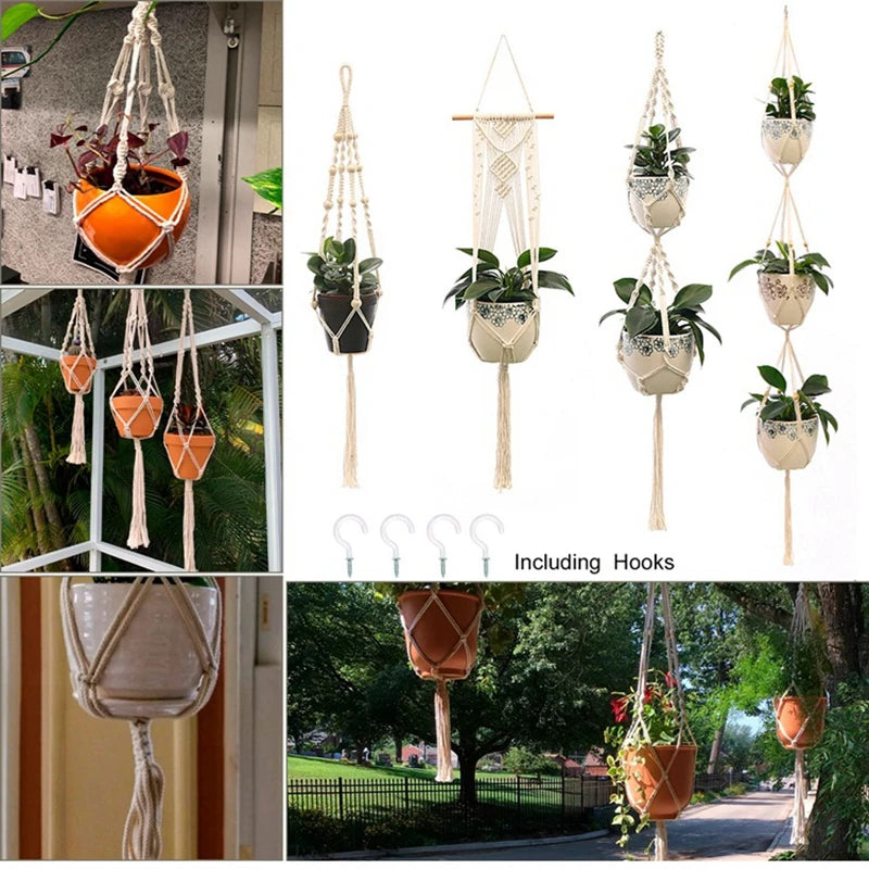 Hanging Plant Handmade Macrame Plant Hangers