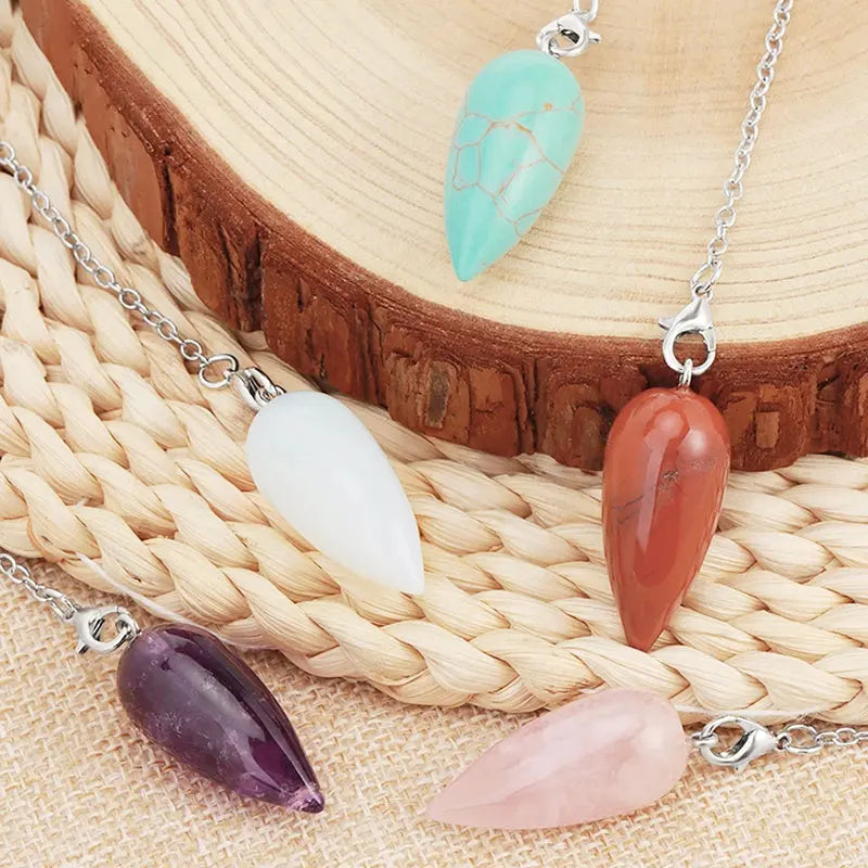 Real Natural Gem Stone Pendant