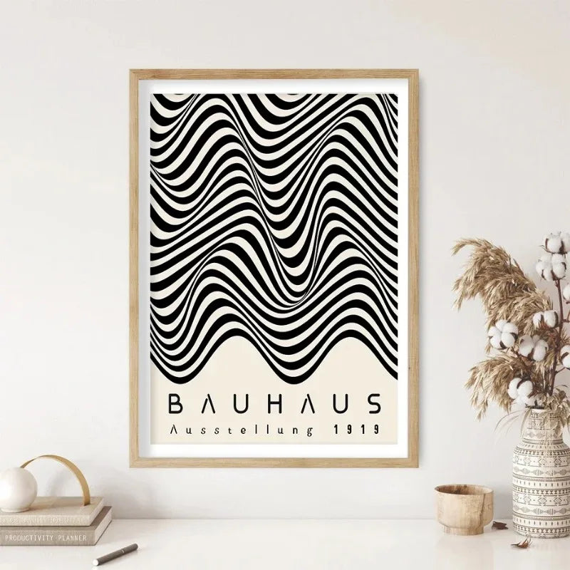 Bauhaus Bohemian Minimalist Wall Art