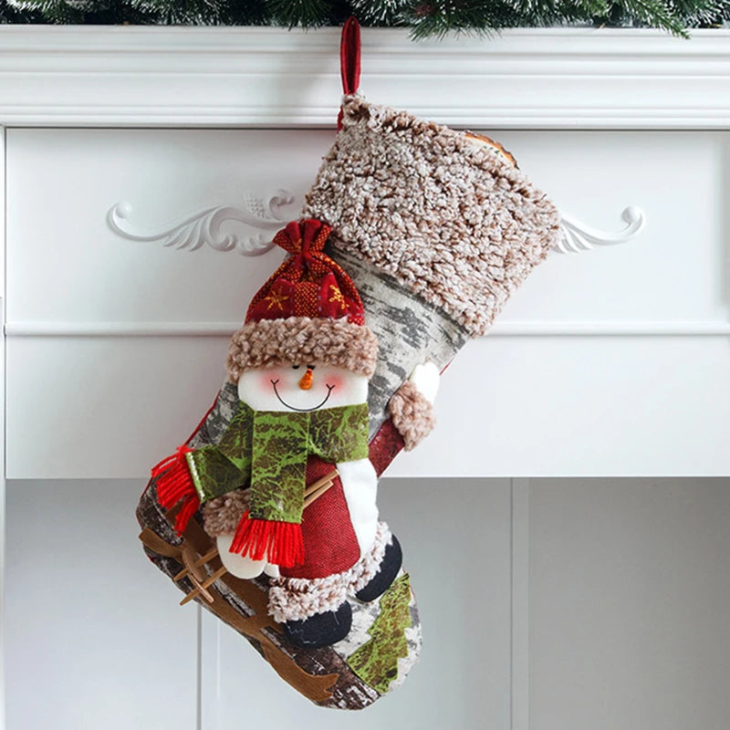 Boho Character Christmas Stockings