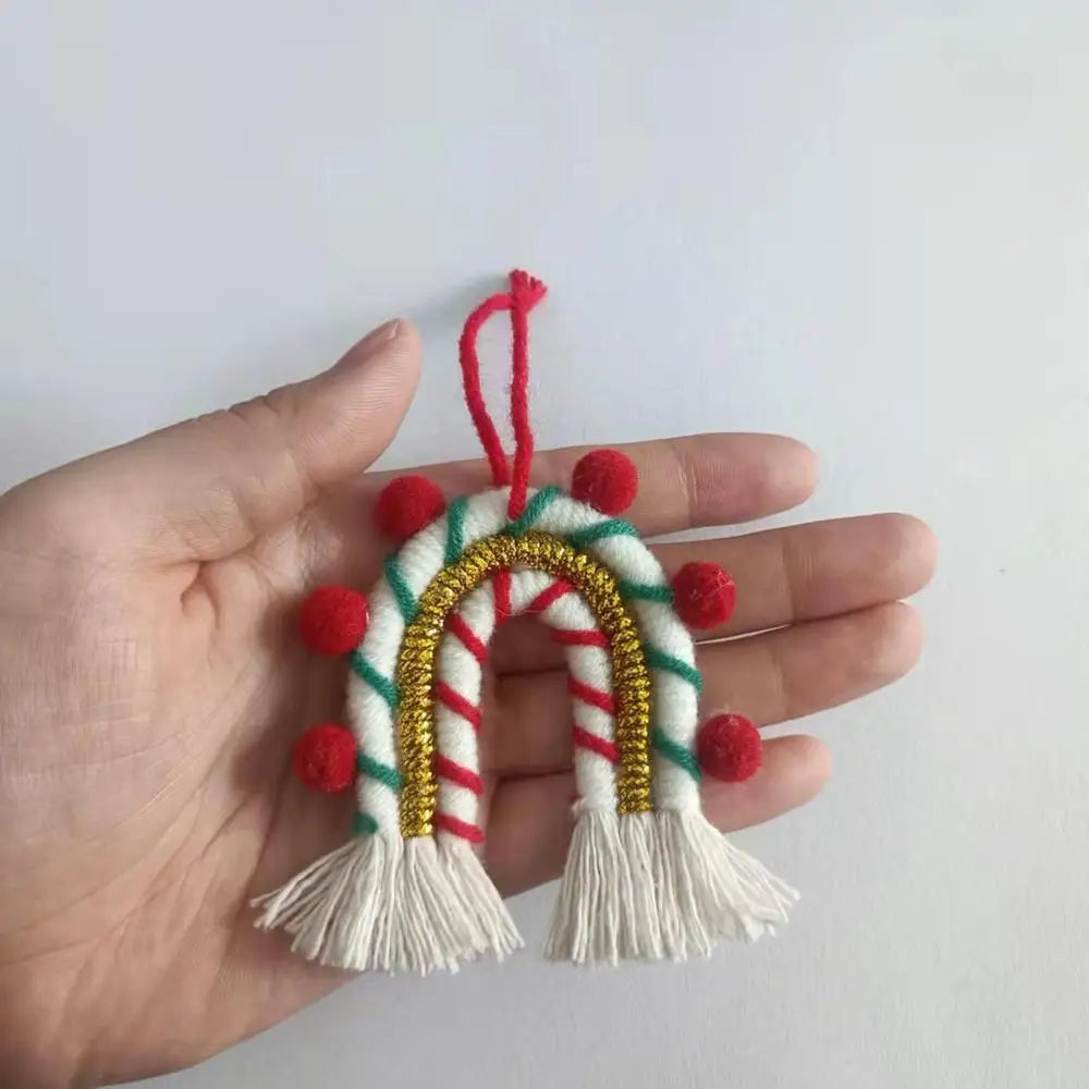 Boho Rainbow Christmas Ornaments