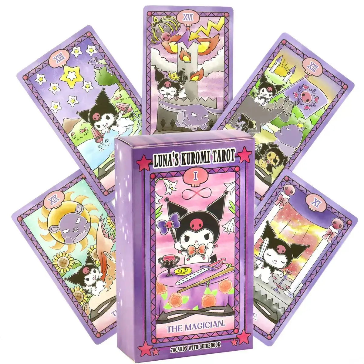 Cinnamoroll Hello Kitty Melody Kuromi Tarot Cards