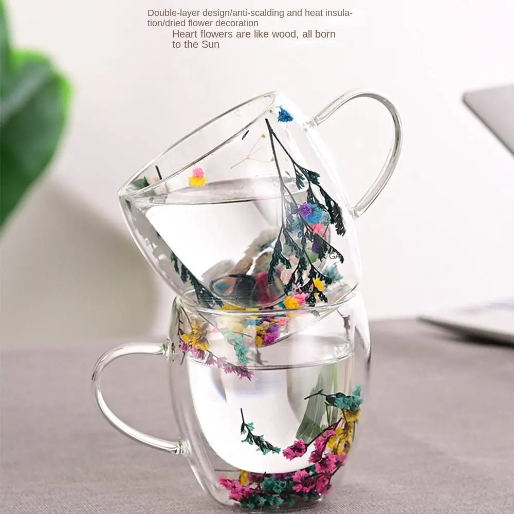 Real Dried Flowers Coffee Mug