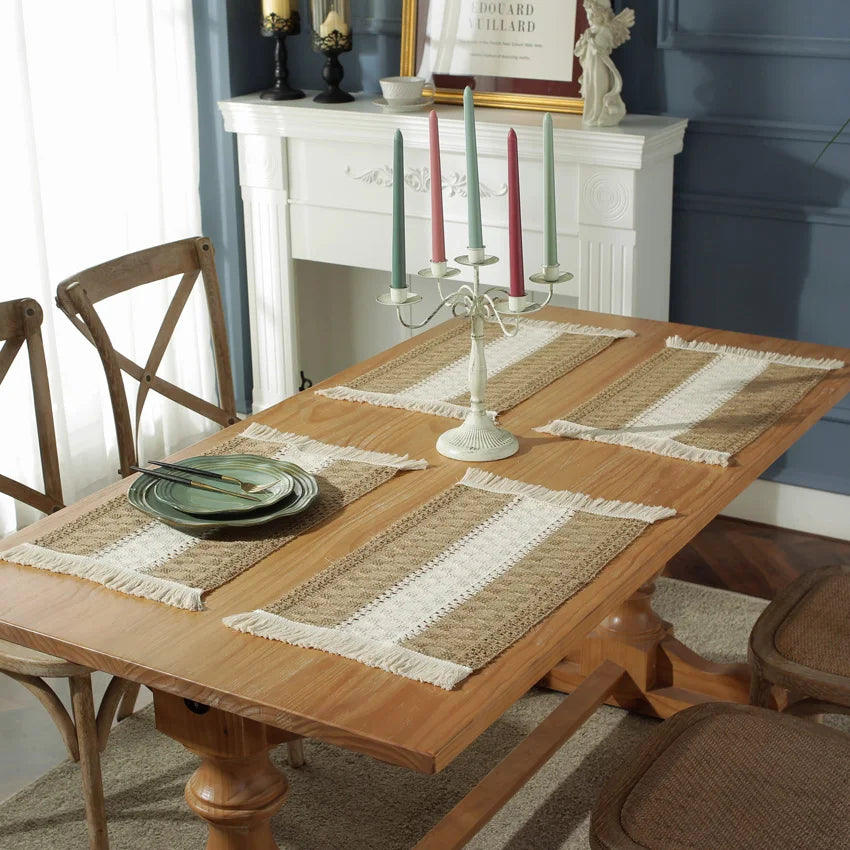 Bohemian Cotton Linen Placemats