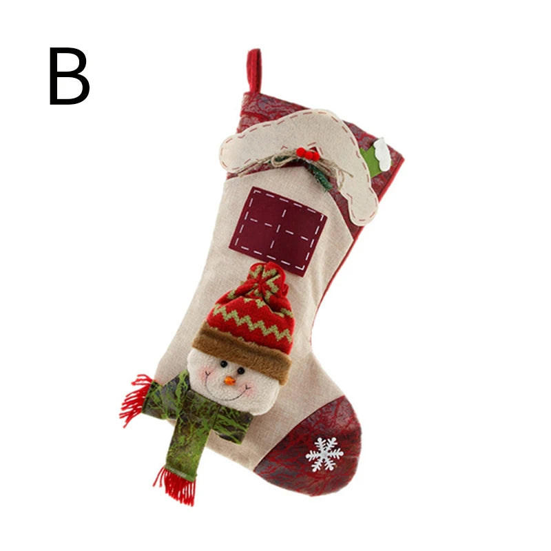 Boho Character Christmas Stockings