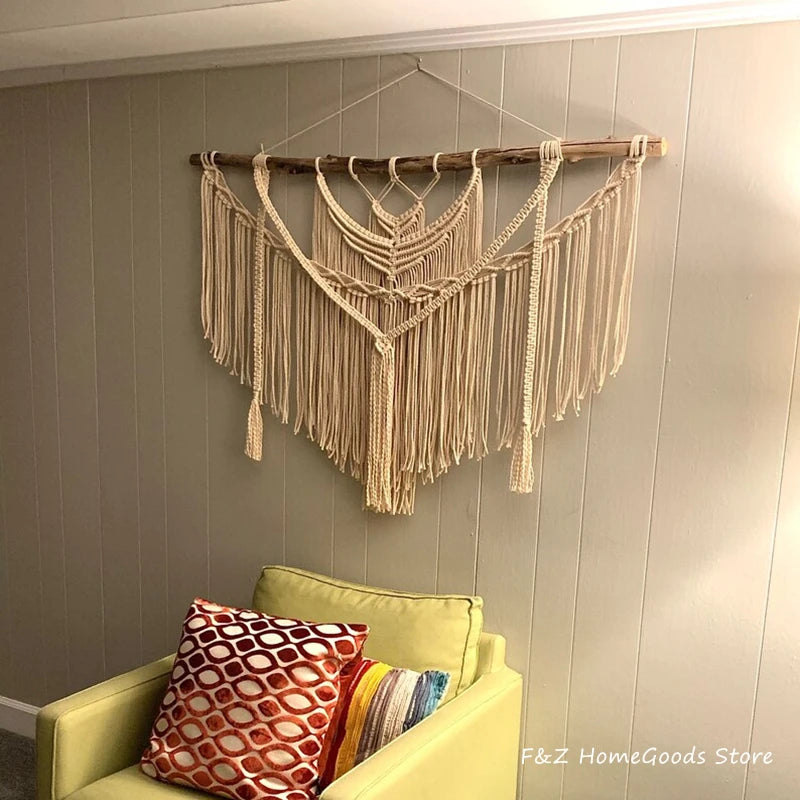 Layered Macrame Wall Hanging