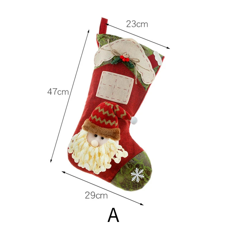 Boho Character Christmas Stockings