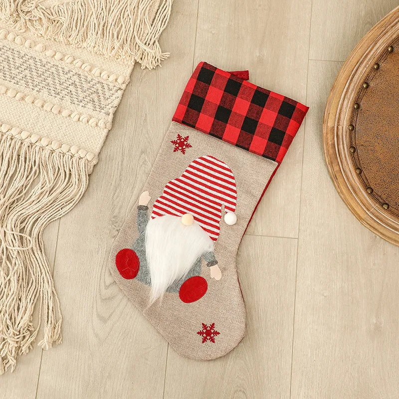 Christmas Stocking Gnome with Custom Name