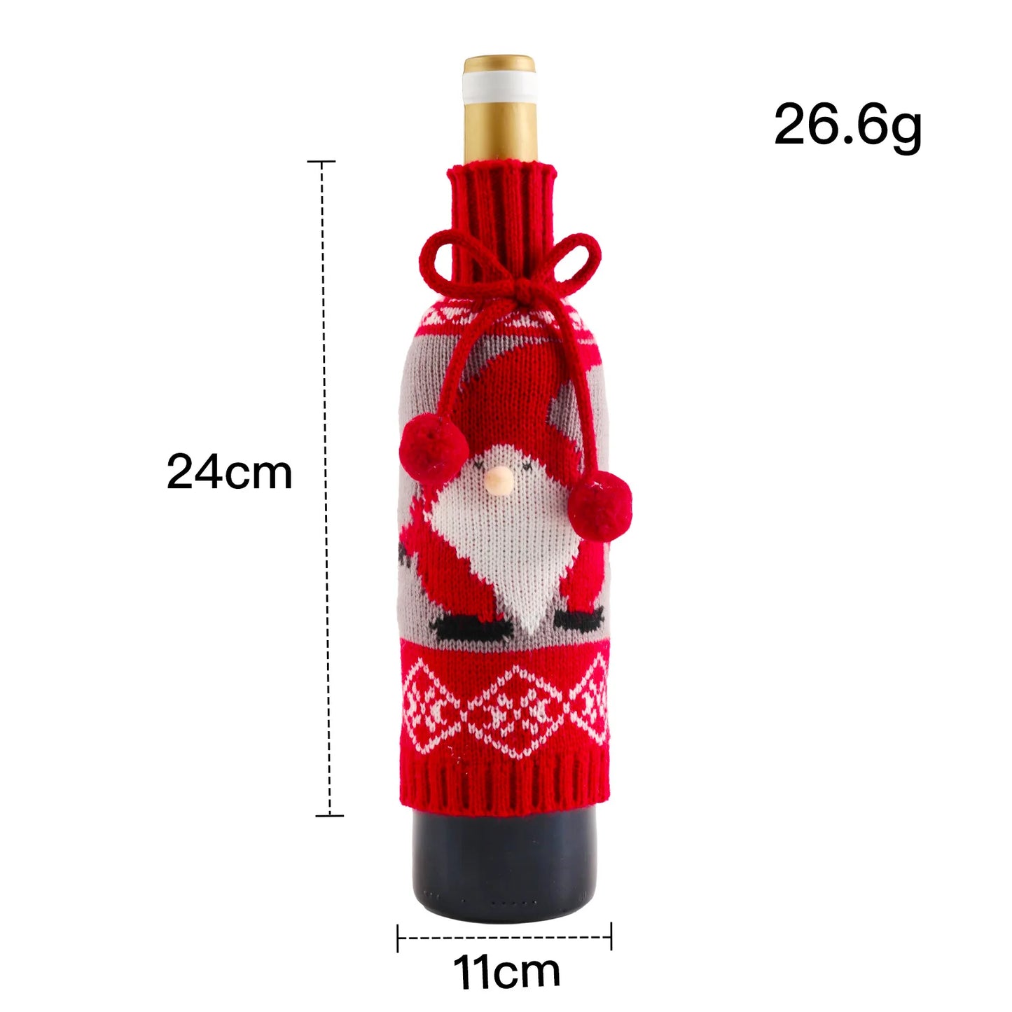 Cute Christmas Wine Bottle Covers