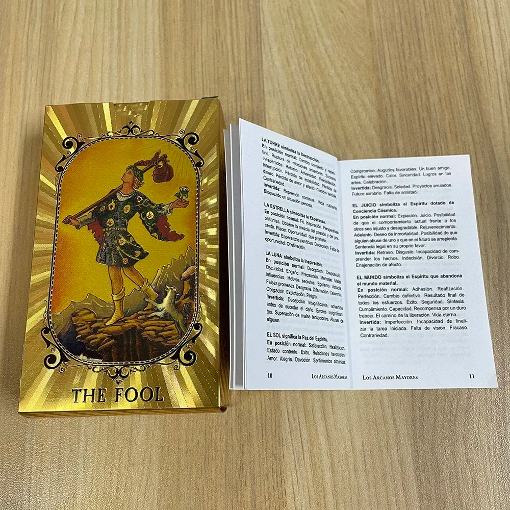 Golden Foil Tarot Deck