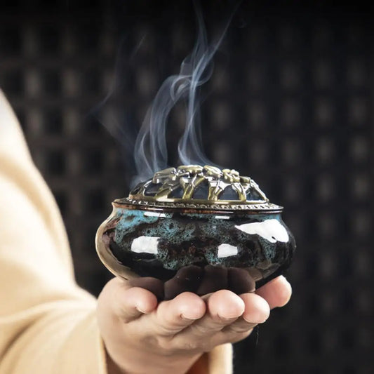 Flower Bowl Incense Burner