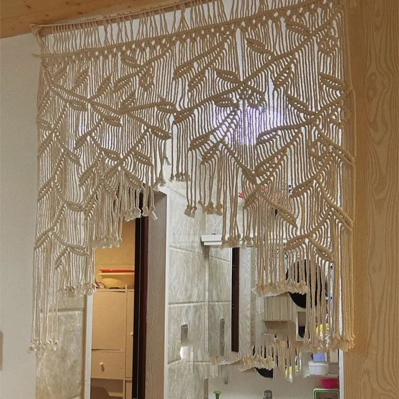 Bohemian Macrame Curtain