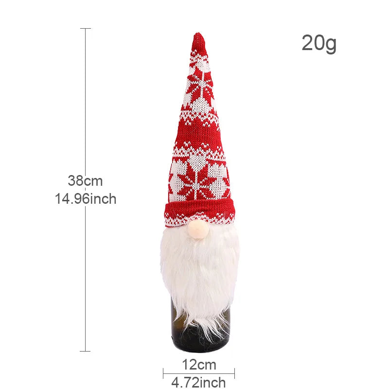 Cute Christmas Wine Bottle Covers