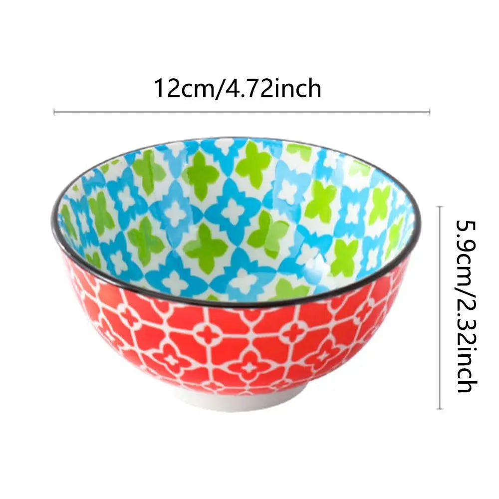 Bohemian Style Colourful Ceramic Bowl