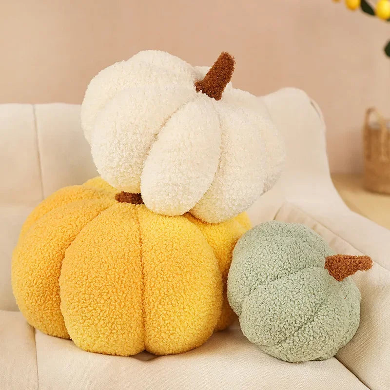 Soft Pumpkin Plush Pillows