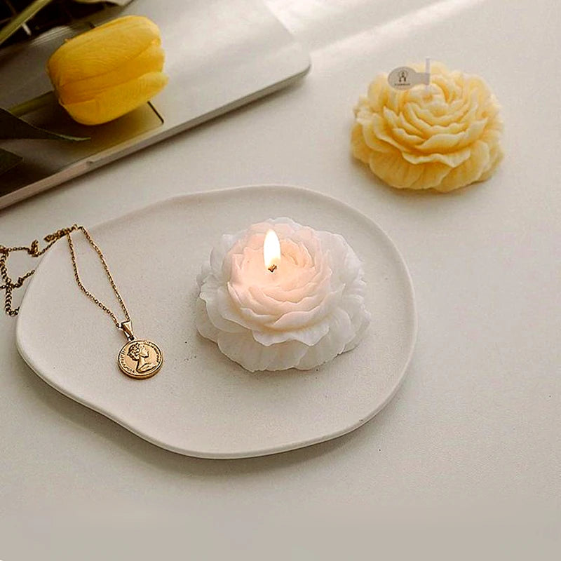 Peony Flower Aromatic Candles