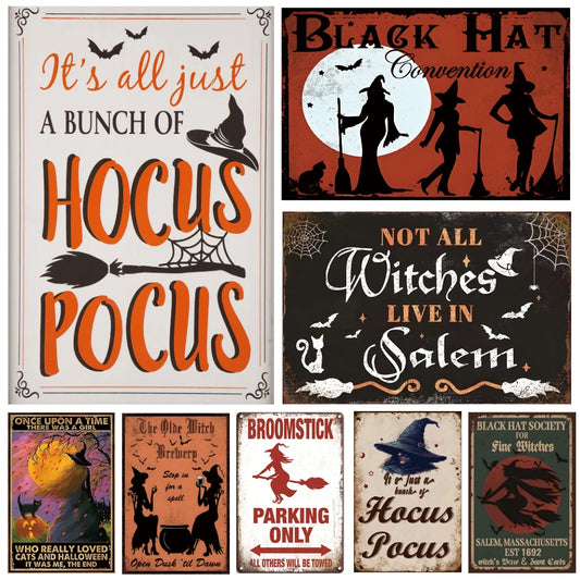 Witch Retro Tin Signs